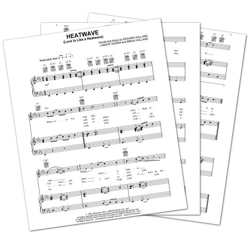 Heat Wave- Signed Sheet Music