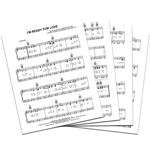 I'm Ready for Love - Signed Sheet Music